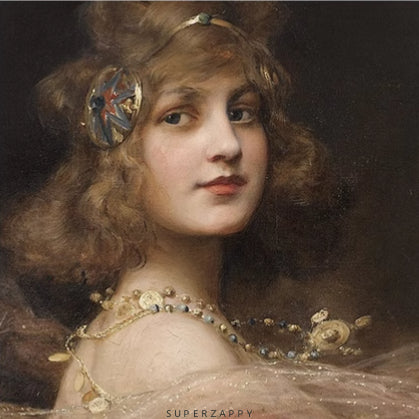 French-Style Geometric Turquoise Stud Earrings