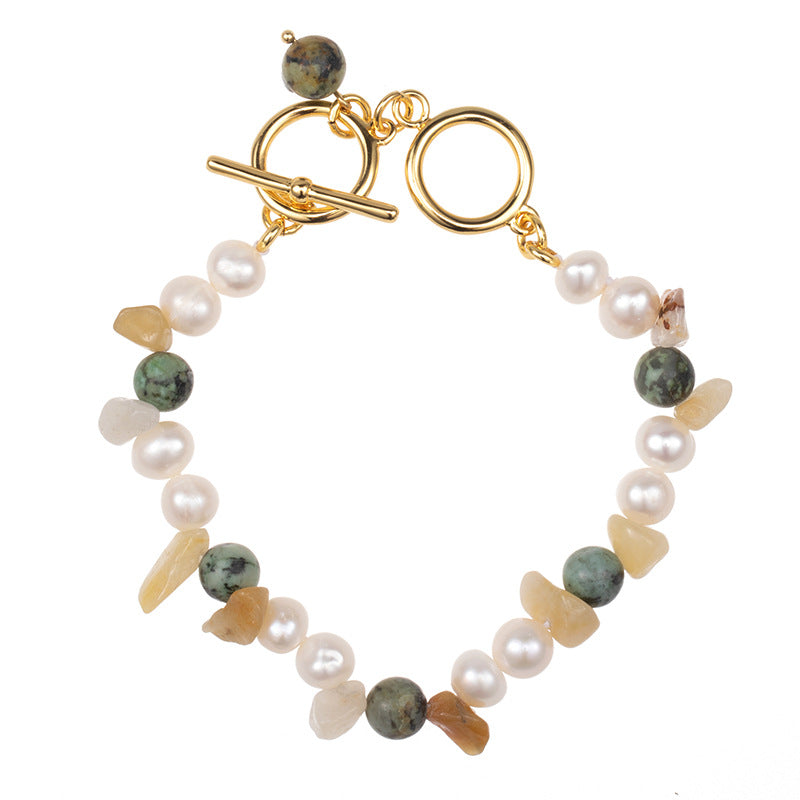 Princess Serie Vintage Baroque Irregular Freshwater Pearl Bracelet