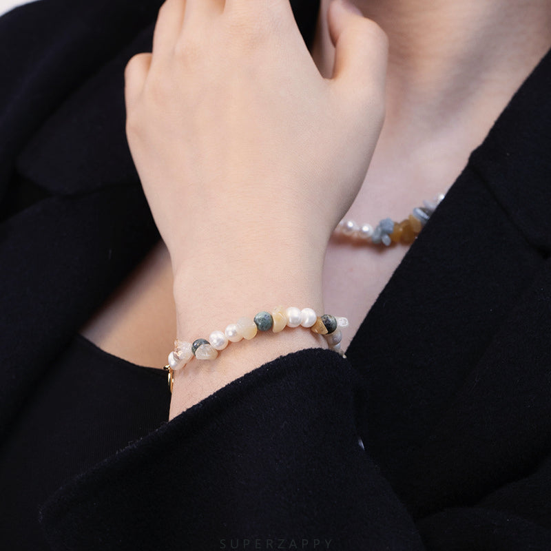 Princess Serie Vintage Baroque Irregular Freshwater Pearl Bracelet