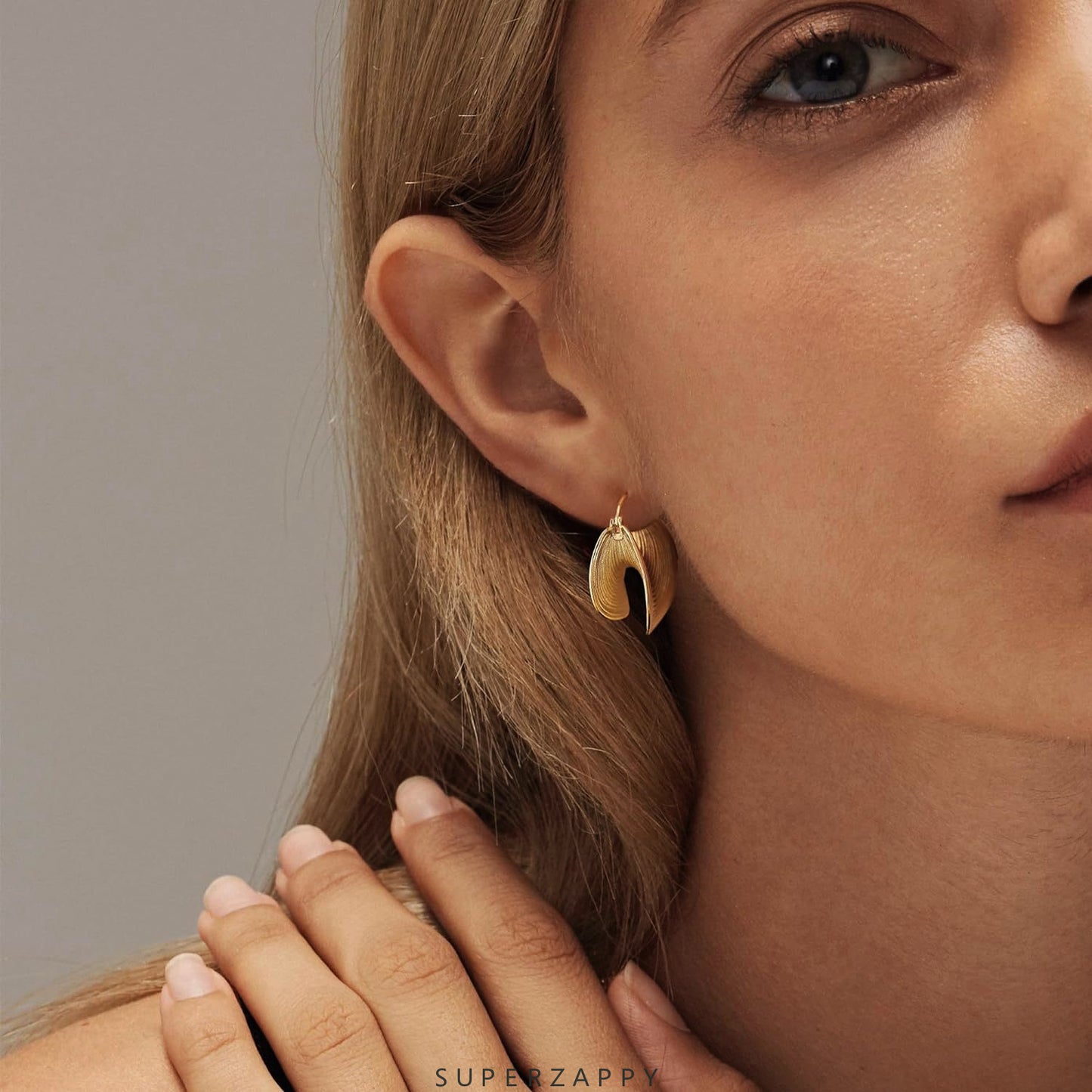 Niche Geometric Spiral Clip-On Earrings | Indie Style