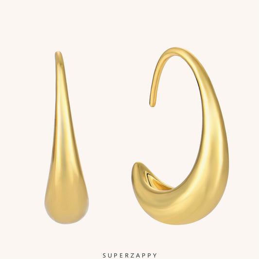 Geometry Waterdrop  Earrings