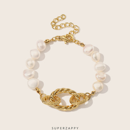 Baroque French Freshwater Pearl Bracelet